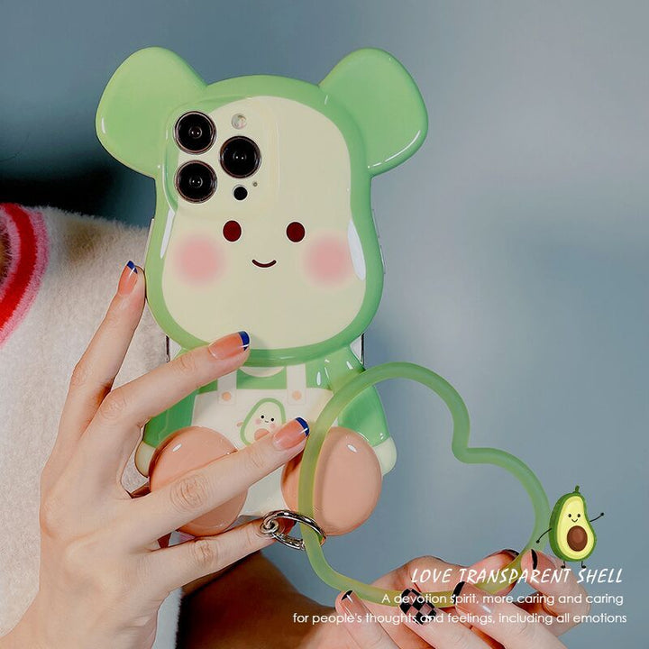 Avocado Doll With Bracelet Phone Case Silicone