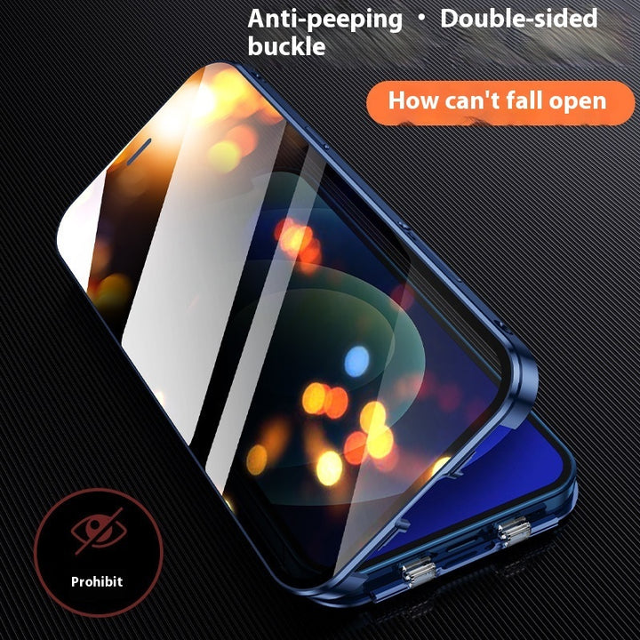 Double-sided Buckle Glass Privacy Phone Case