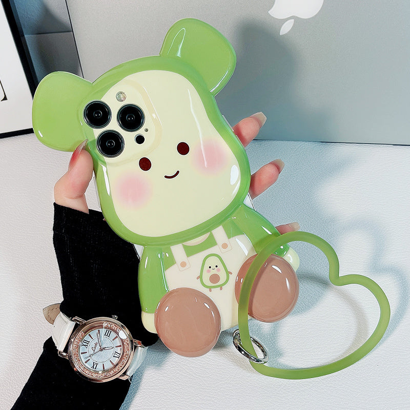 Avocado Doll With Bracelet Phone Case Silicone