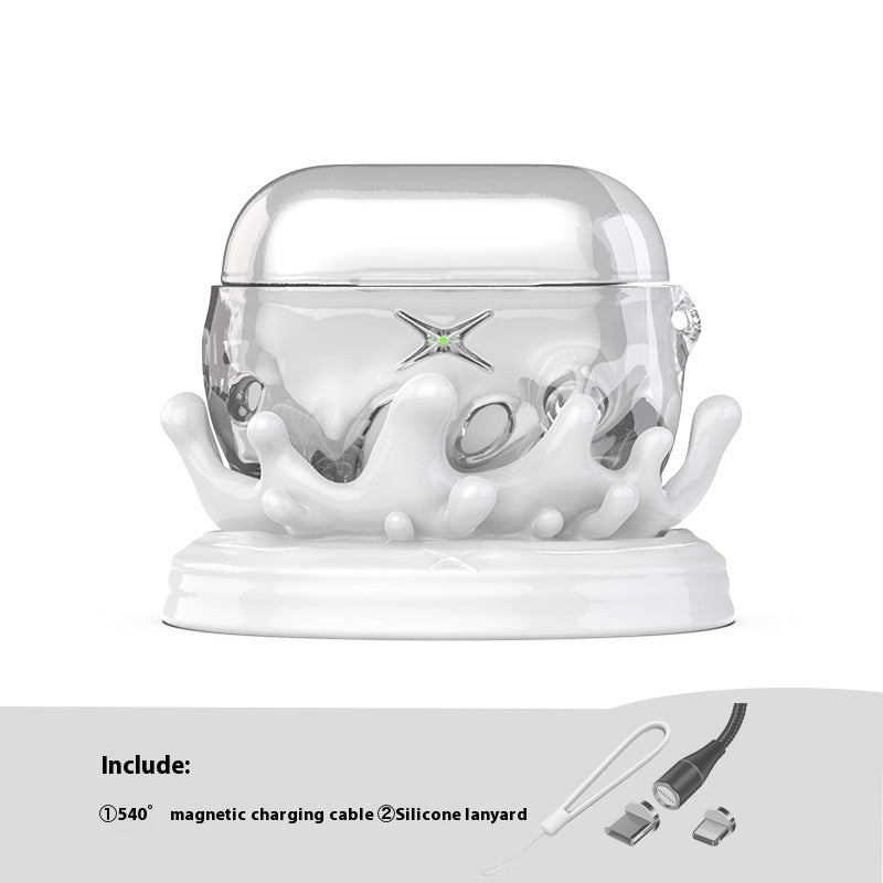 Water Drop Transparent Protective Shell Bluetooth