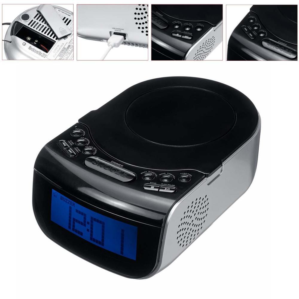 LCD Digital Alarm Dual Speakers  Radio