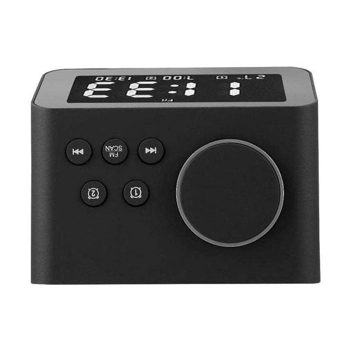 Digital Bedside Mute Dual USB Alarm Clock Radio