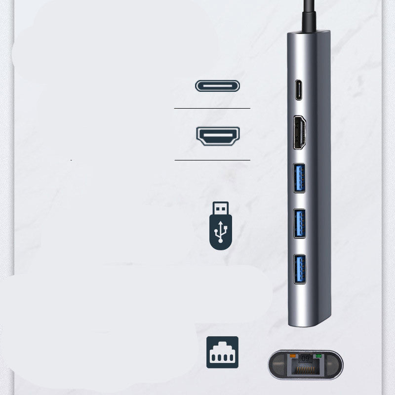 Type-c To 4K HD HDMI Gigabit LAN