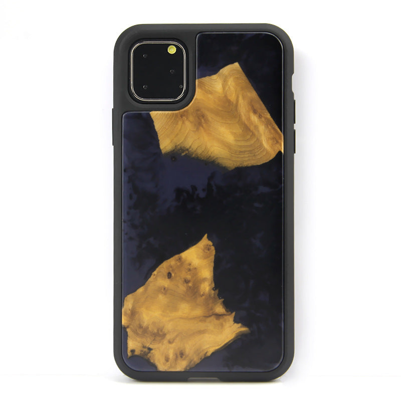 Resin Wood Protective Cover Phone Case