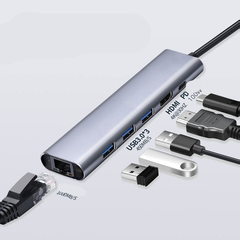 Type-c To 4K HD HDMI Gigabit LAN