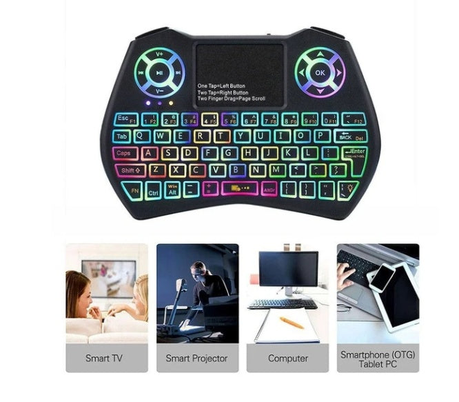 Mini Wireless Keyboard Flying Mouse Keyboard