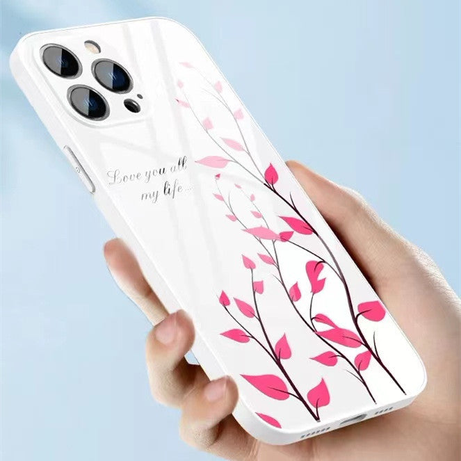 Glass Drop-proof Silicone Phone Protection Cover