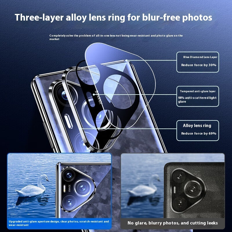 Double-sided Glass Metal Drop Protection