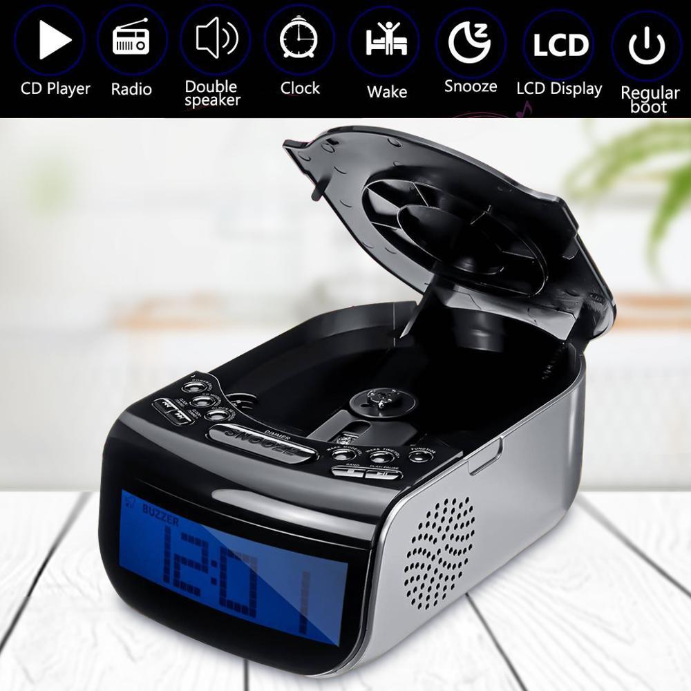 LCD Digital Alarm Dual Speakers  Radio