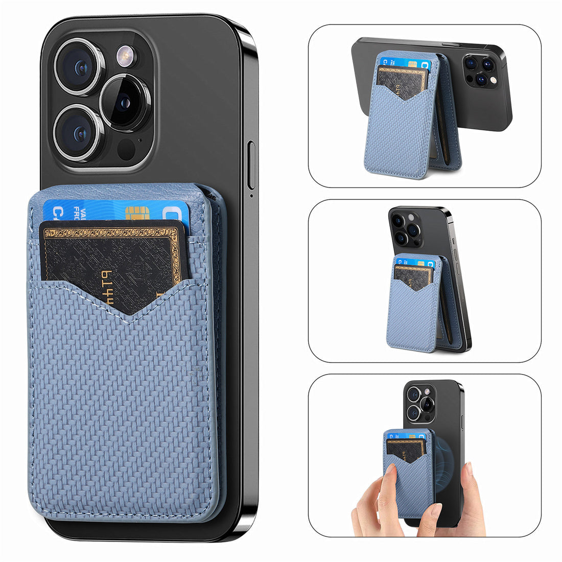 Strong Magnetic Bracket Mobile Phone Card Holder