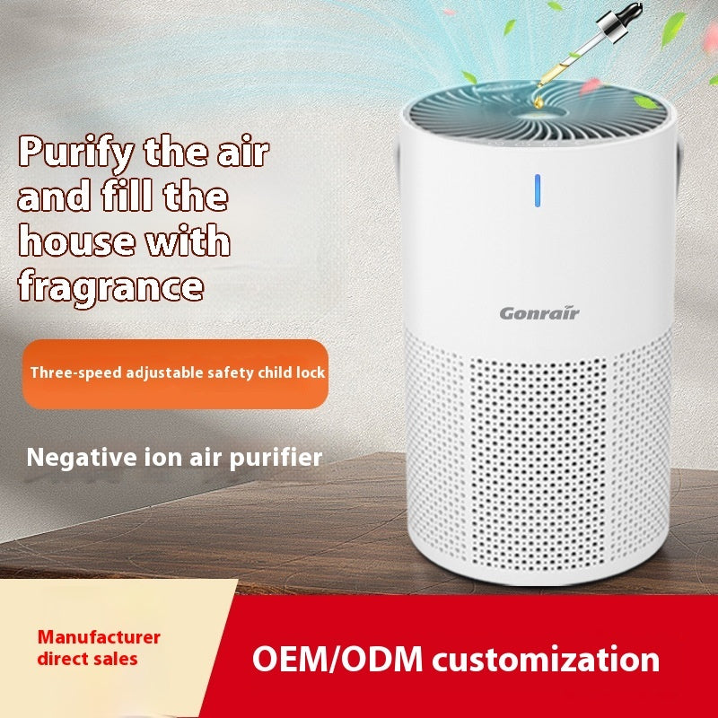 Desktop Air Purifier Aromatherapy Anion Deodorant