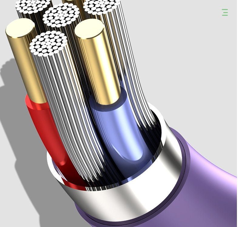 3 In 1 Liquid Silicone 5A Super Fast Charge