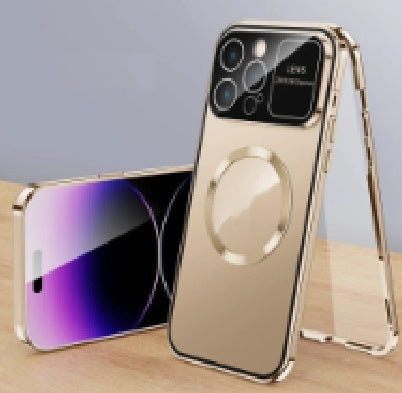 Phone Case Double Sided Magnetic Glass Protective