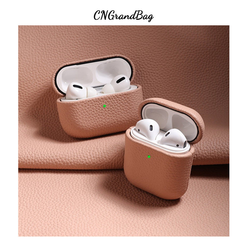 Portable Leather Litchi Pattern Bluetooth