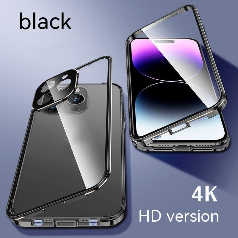 Magnetic Glass Buckle Phone Case