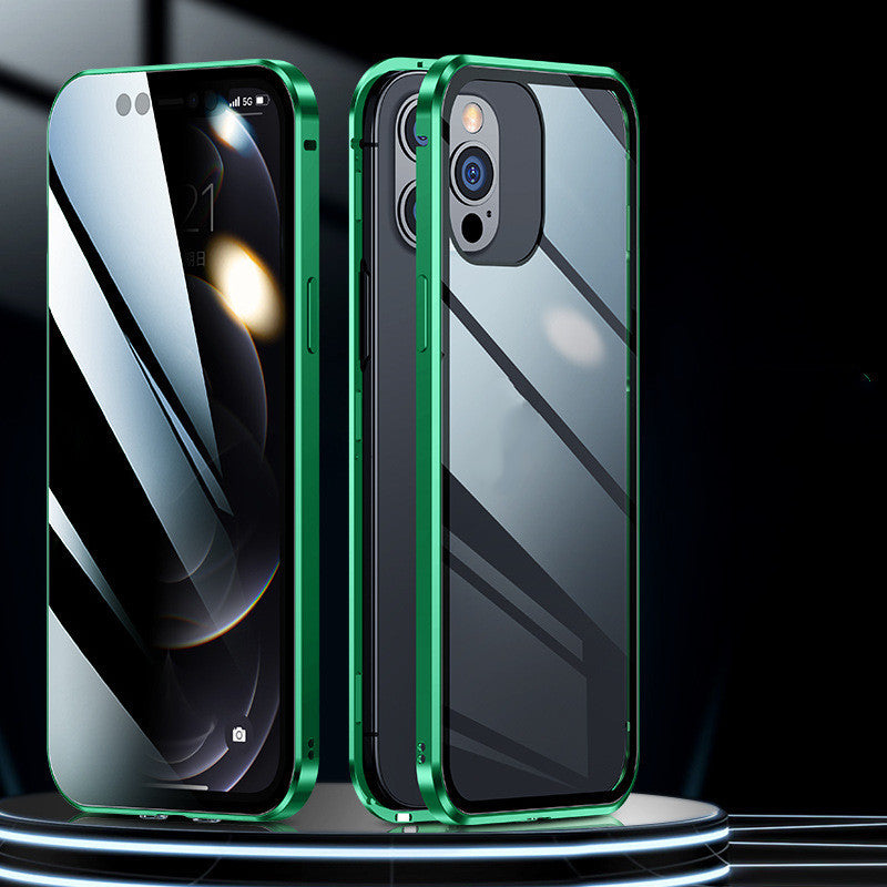 Double Sided Magnetic Glass Phone Case