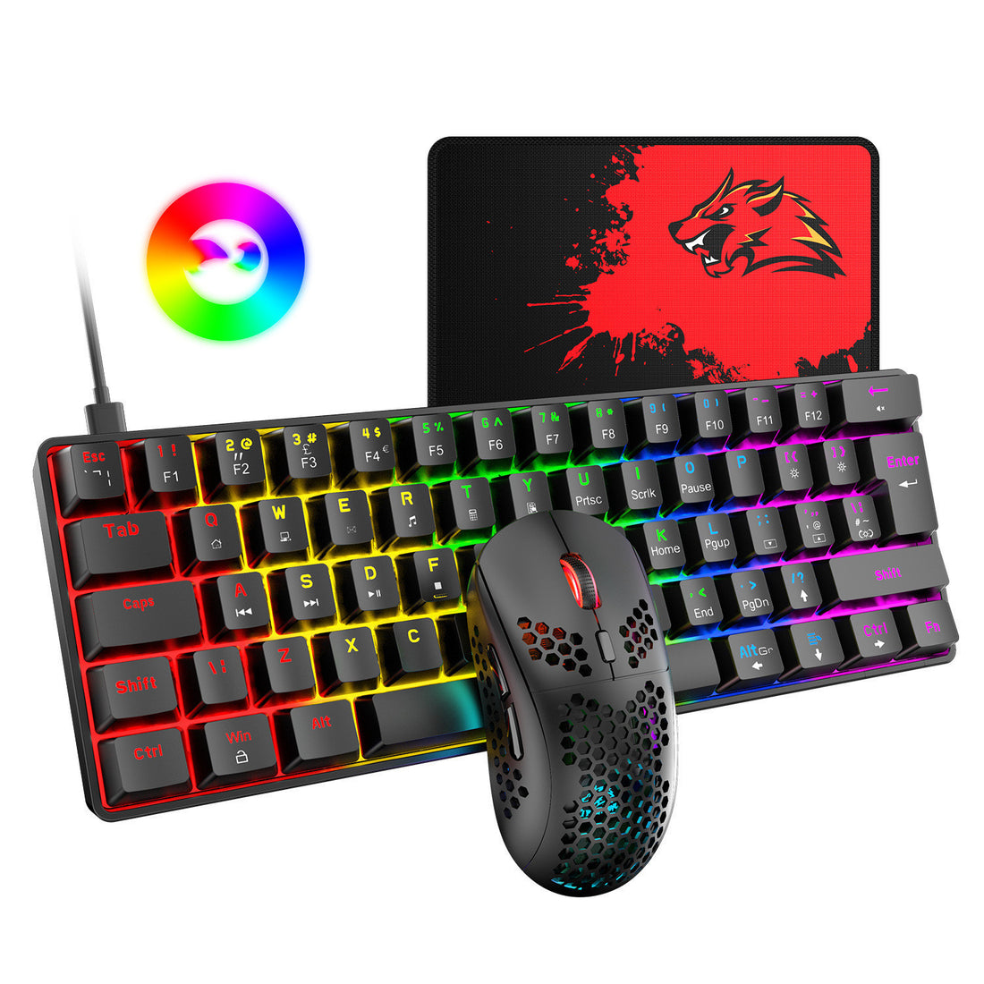 Tablet Notebook RGB Gaming Keyboard