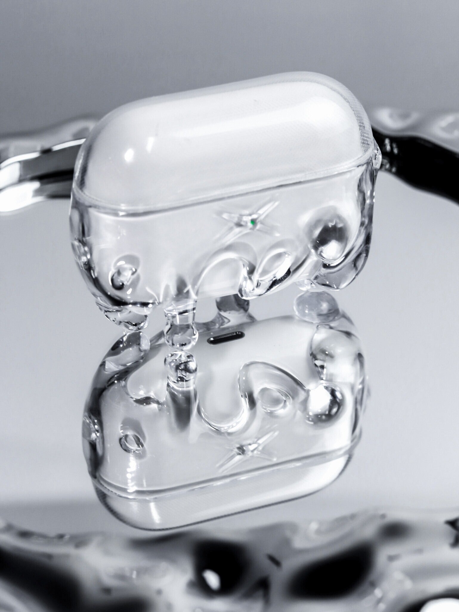 Water Drop Transparent Protective Shell Bluetooth