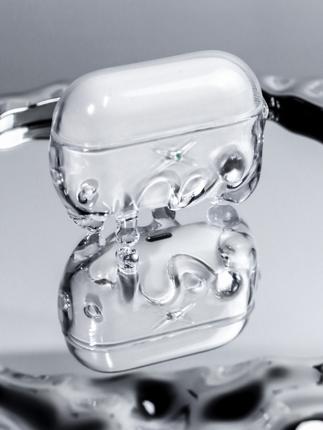 Water Drop Transparent Protective Shell Bluetooth