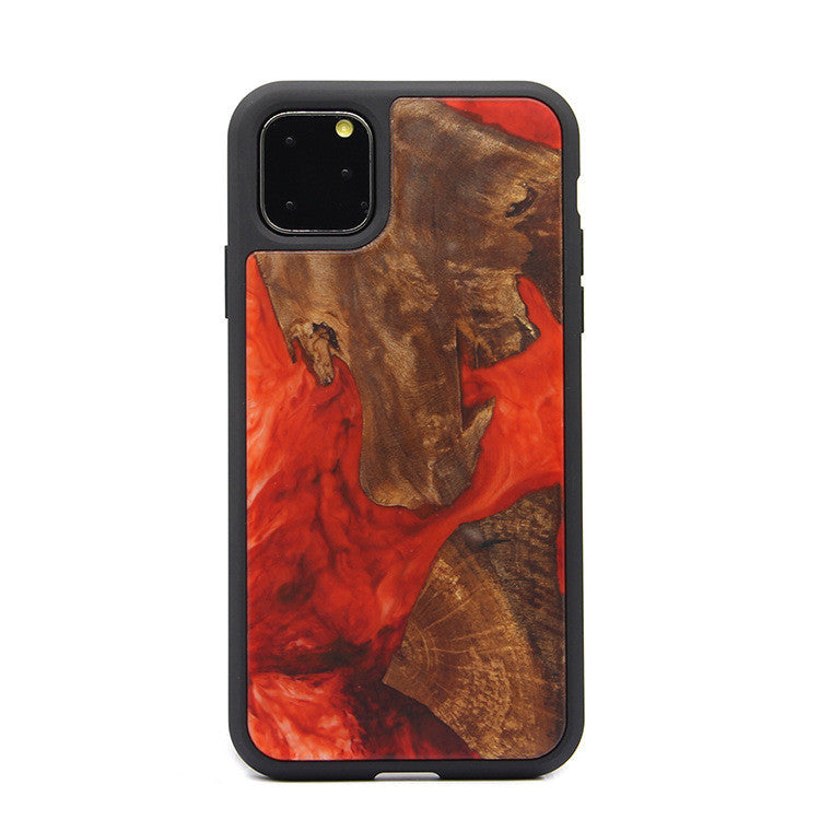 Resin Wood Protective Cover Phone Case
