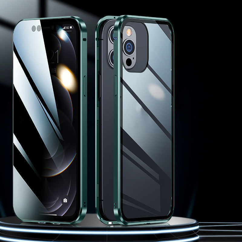 Double Sided Magnetic Glass Phone Case