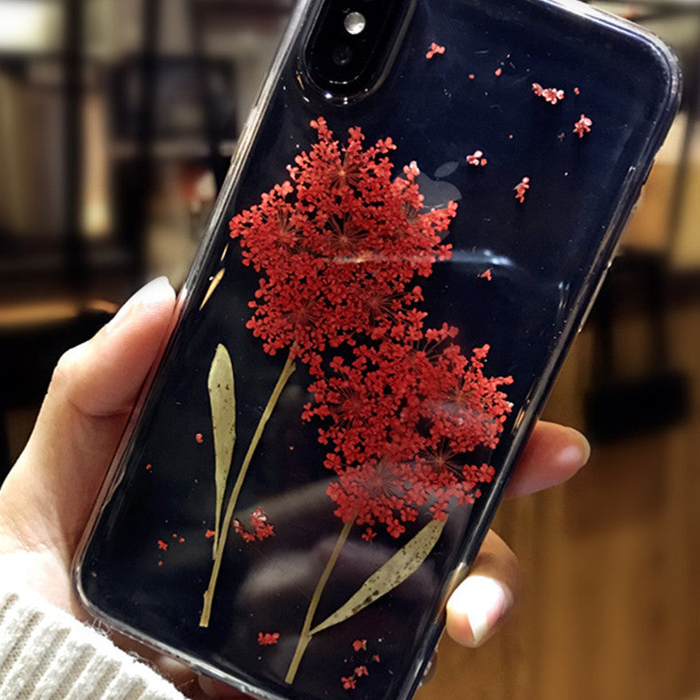 Silicone Epoxy Chrysanthemum Phone Case Cover
