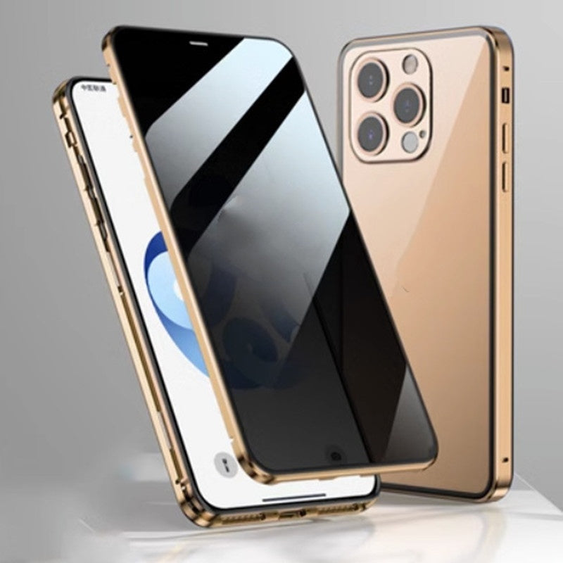 Magnetic Glass Buckle Phone Case