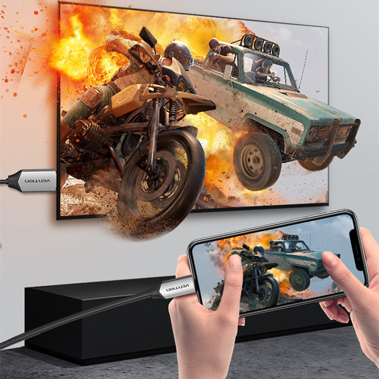 USB C To HDMI Connection With Screen Cable